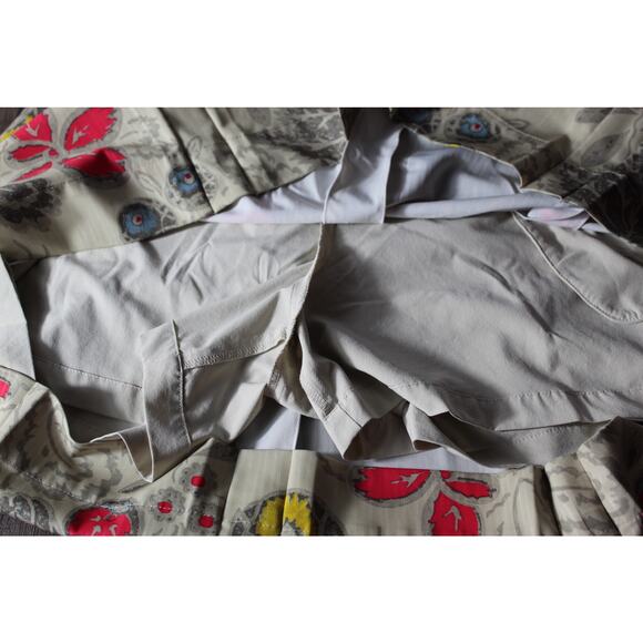 Nike Golf Skort Pockets All Over Print Beige Flower Floral Large - Picture 6 of 16